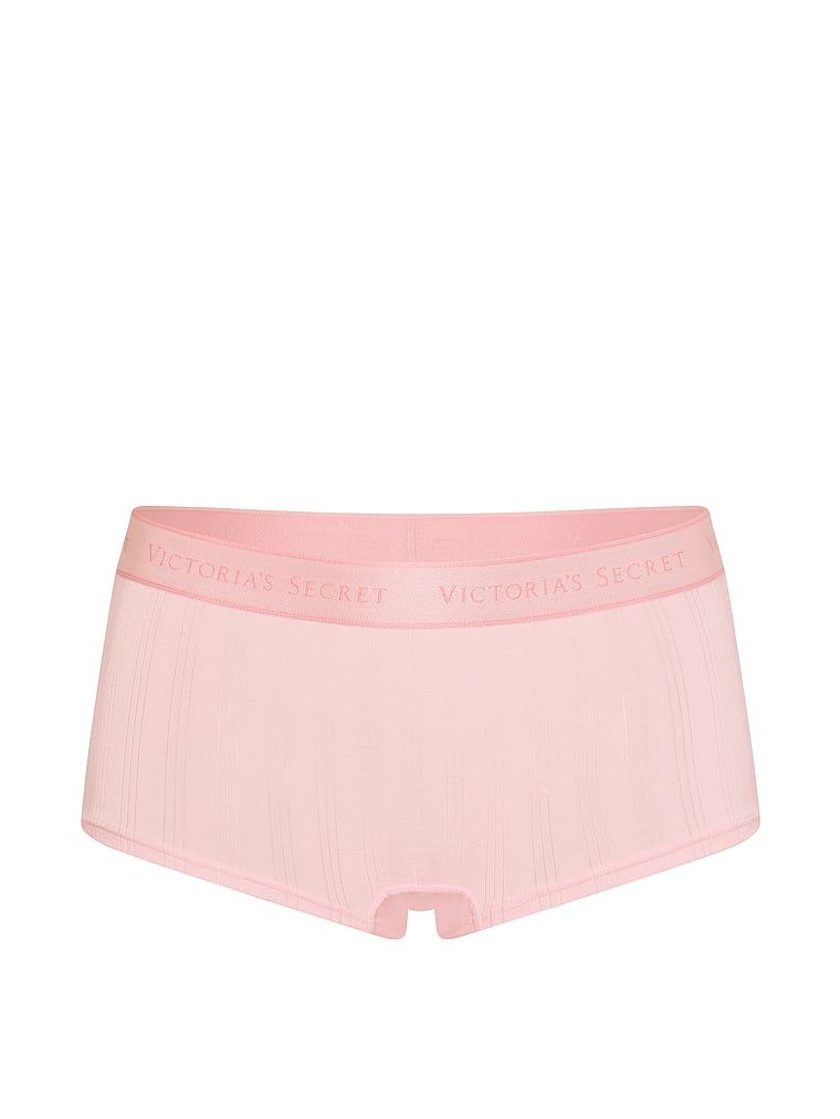 Cotton Majtki szorty z modalu Ultra-Fine Logo Boyshort