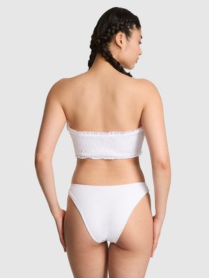 PINK Dół od bikini Golden Hour Cheeky z prążkowanej dzianiny