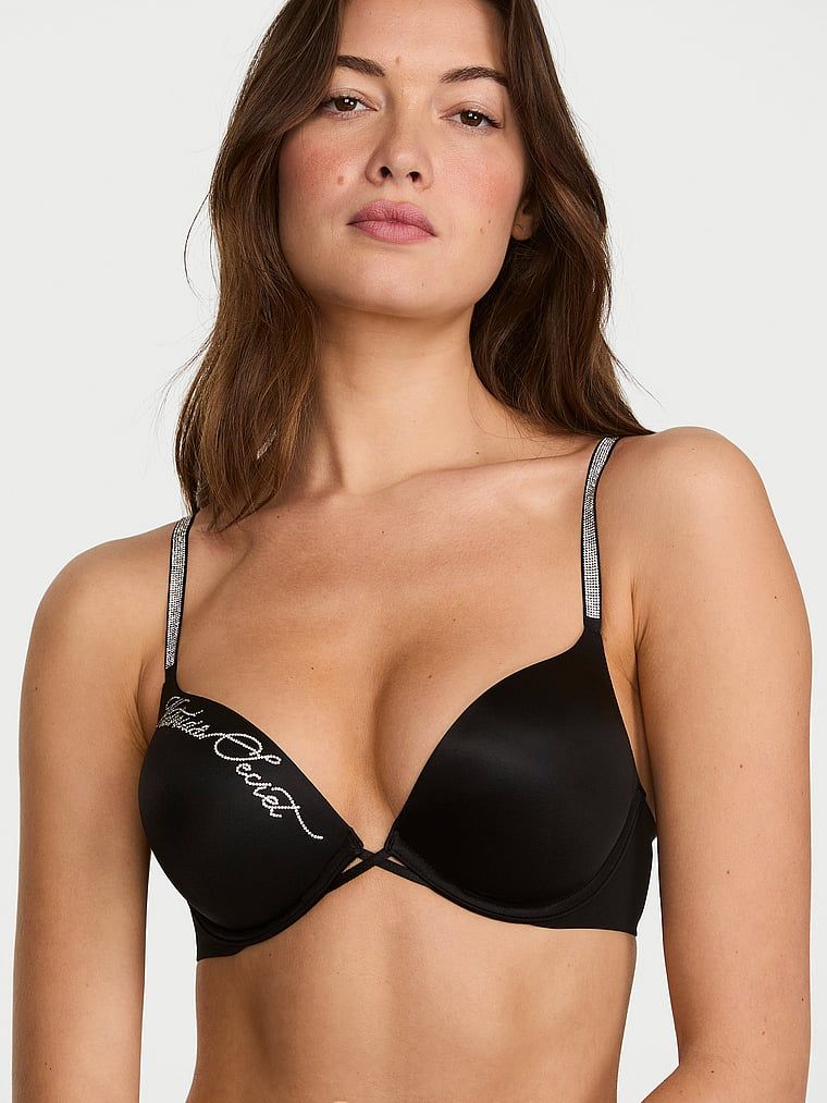 Very Sexy Biustonosz push-up powiększający o 2 rozmiary Bombshell Shine Script