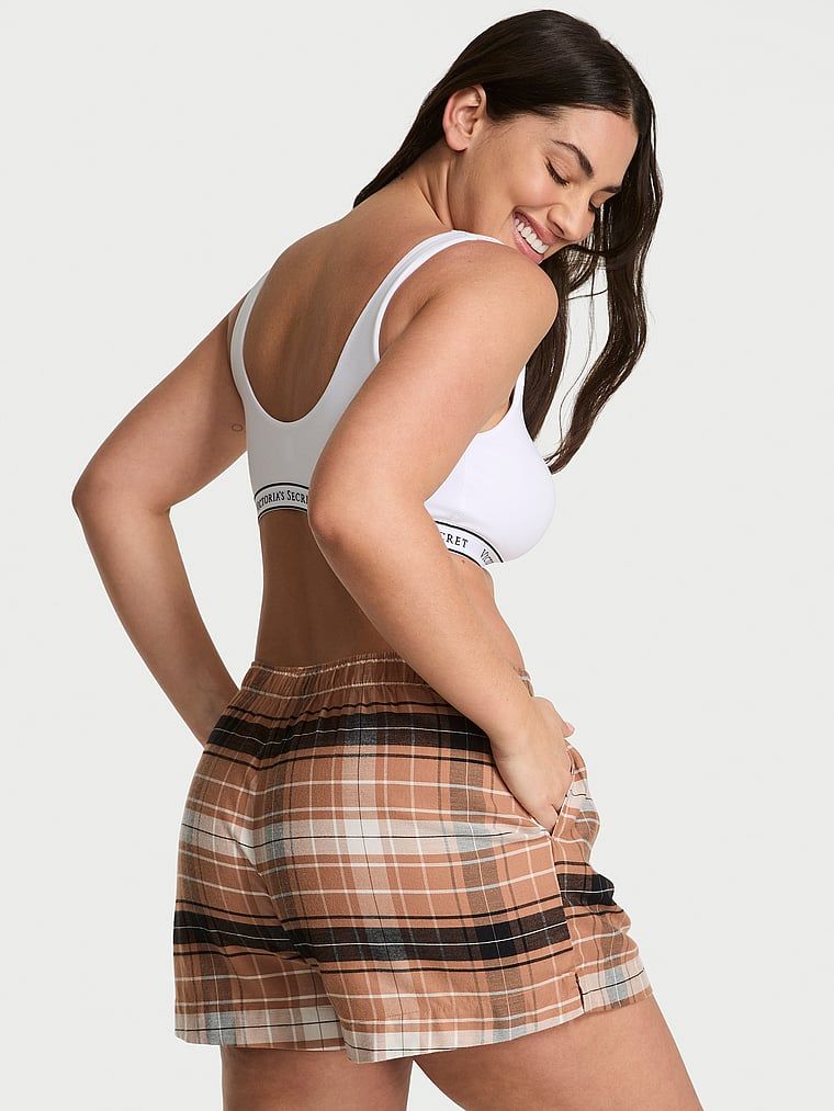 Victoria's Secret Szorty z modalu i bawełny do spania