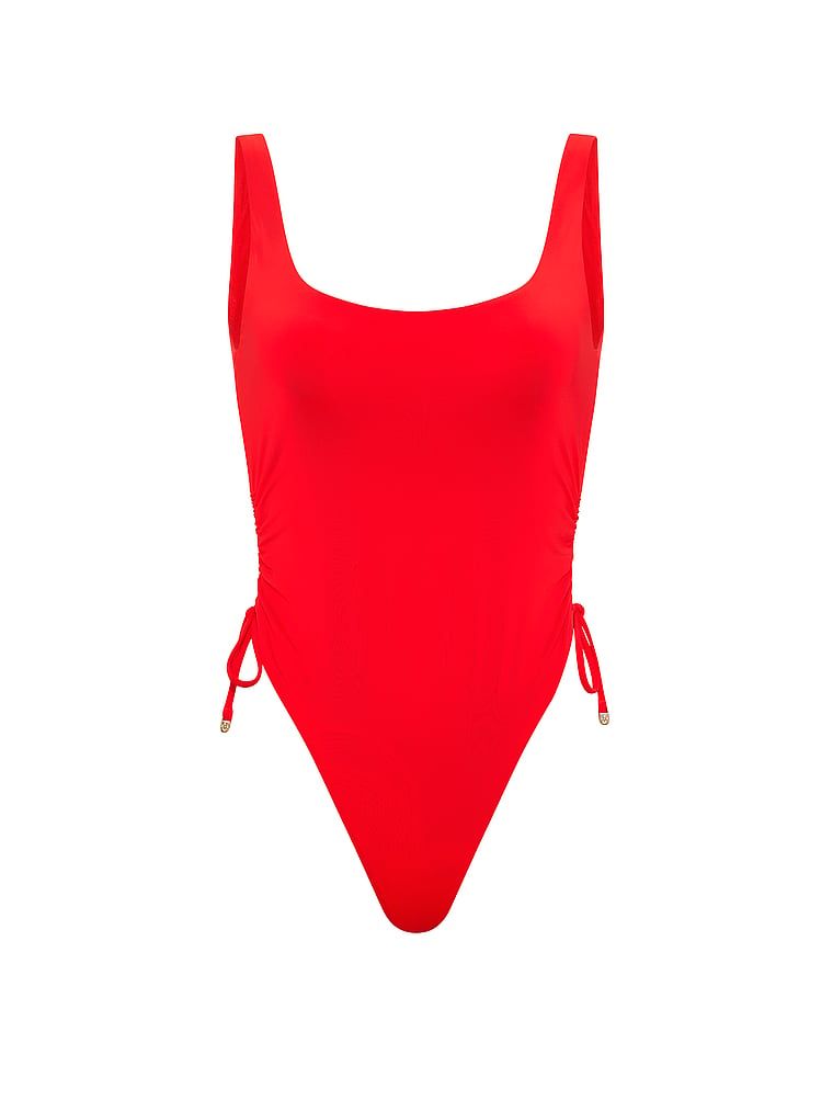 Strój kąpielowy jednoczęściowy Essential Itsy. Produkt ma kolor czerwony i pochodzi z kolekcji Victoria's Secret Swim. 