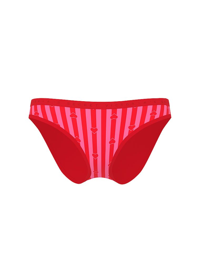 Majtki bawełniane Bikini. Produkt jest wzorzysty i pochodzi z kolekcji Victoria's Secret. 