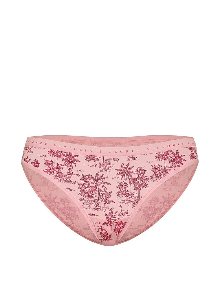 Majtki bawełniane Bikini. Produkt jest wzorzysty i pochodzi z kolekcji Victoria's Secret. 