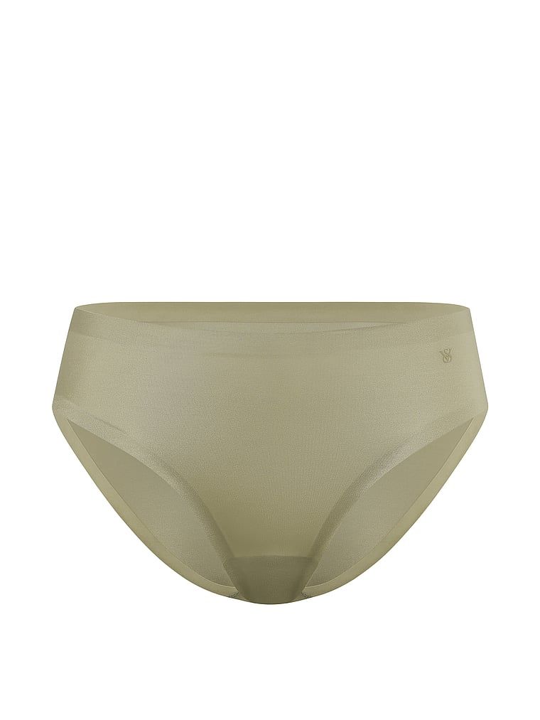 Majtki ze średnim stanem No-Show Bikini. Produkt ma kolor zielony i pochodzi z kolekcji No-Show. 