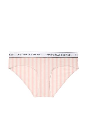 Cotton Majtki bawełniane z logo w talii Hiphugger