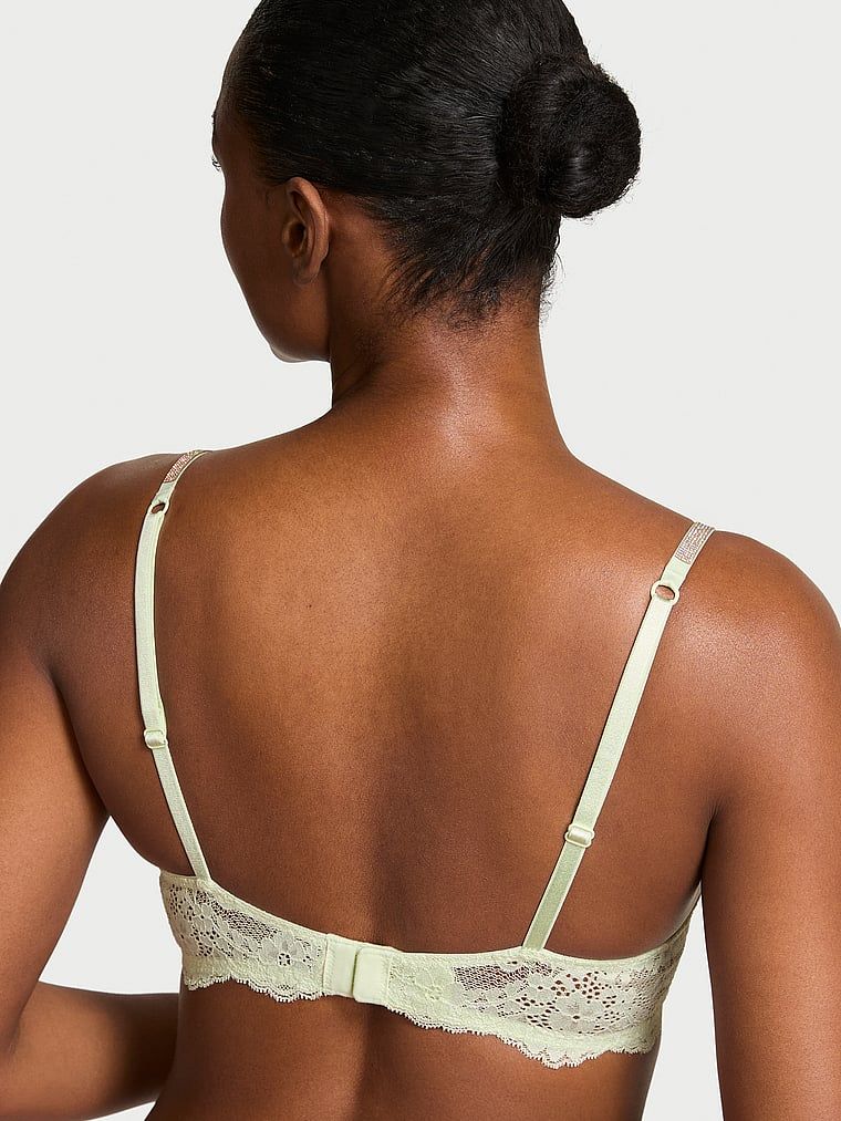 Dream Angels Biustonosz push-up koronkowy Twinkle Silver