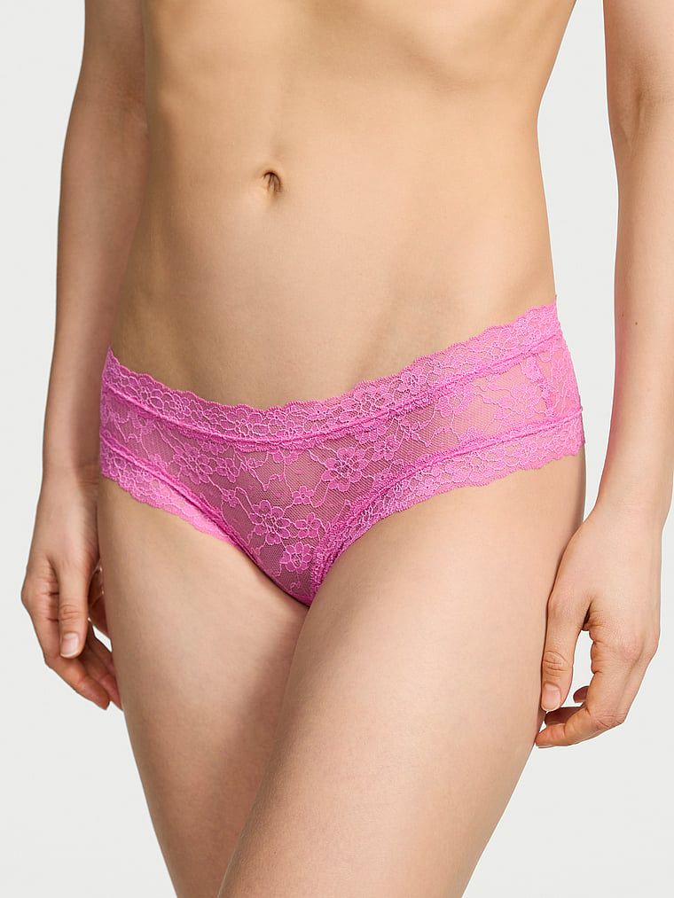 Majtki koronkowe Posey Lace Cheeky. Produkt ma kolor różowy i pochodzi z kolekcji Lacie. 