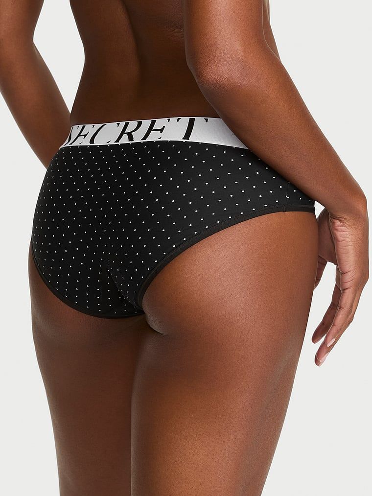 Majtki z logo Cool Hiphugger. Produkt ma kolor wzorzysty i pochodzi z kolekcji Victoria's Secret. 