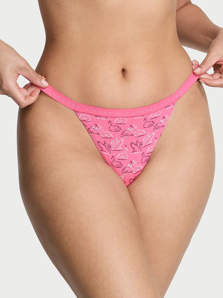 Victoria's Secret Stringi bawełniane Stretch Cotton