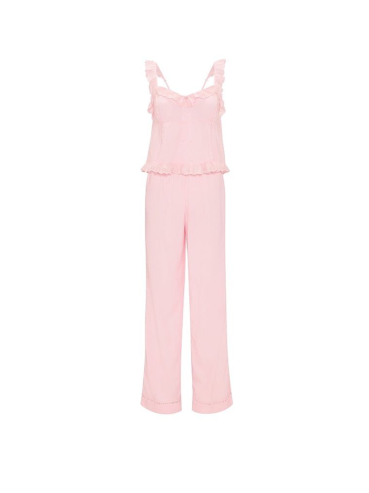 Piżama bawełniana w stylu vintage Dream. Produkt ma kolor różowy i pochodzi z kolekcji Victoria's Secret. 