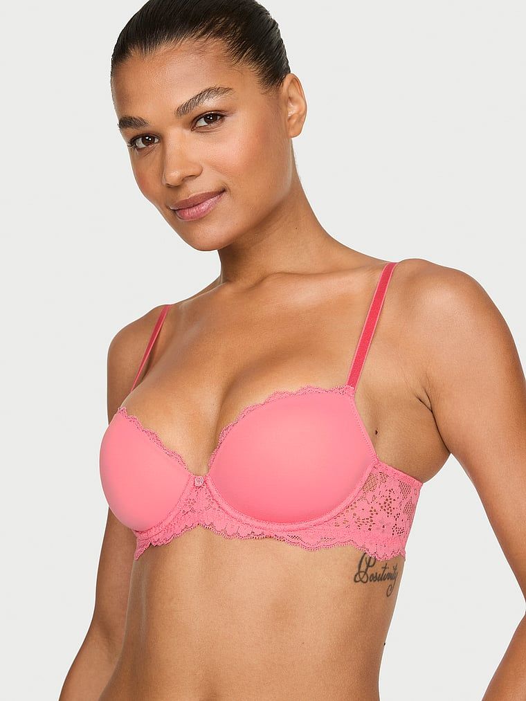 Dream Angels Biustonosz lekko usztywniany z koronką Lace Demi
