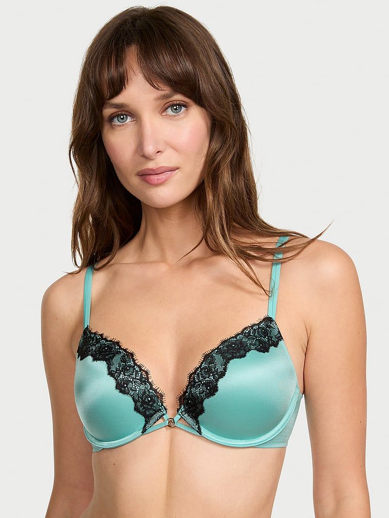 Very Sexy Biustonosz push-up ze wstawkami z koronki Smooth Lace-Trim