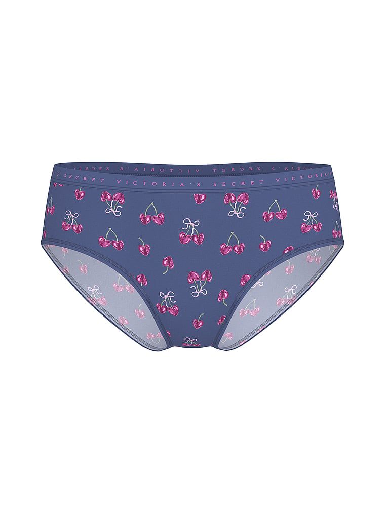 Majtki bawełniane Hiphugger. Produkt jest wzorzysty i pochodzi z kolekcji Body by Victoria. 