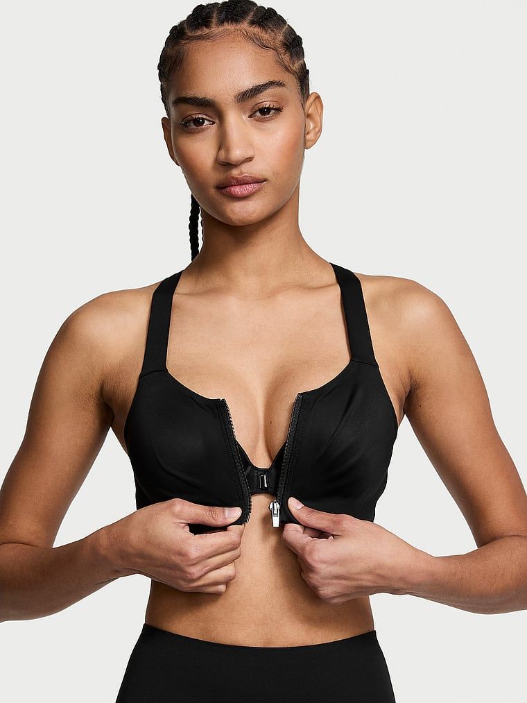 VSX Biustonosz sportowy z maksymalnym podtrzymaniem z suwakiem Knockout Front-Close