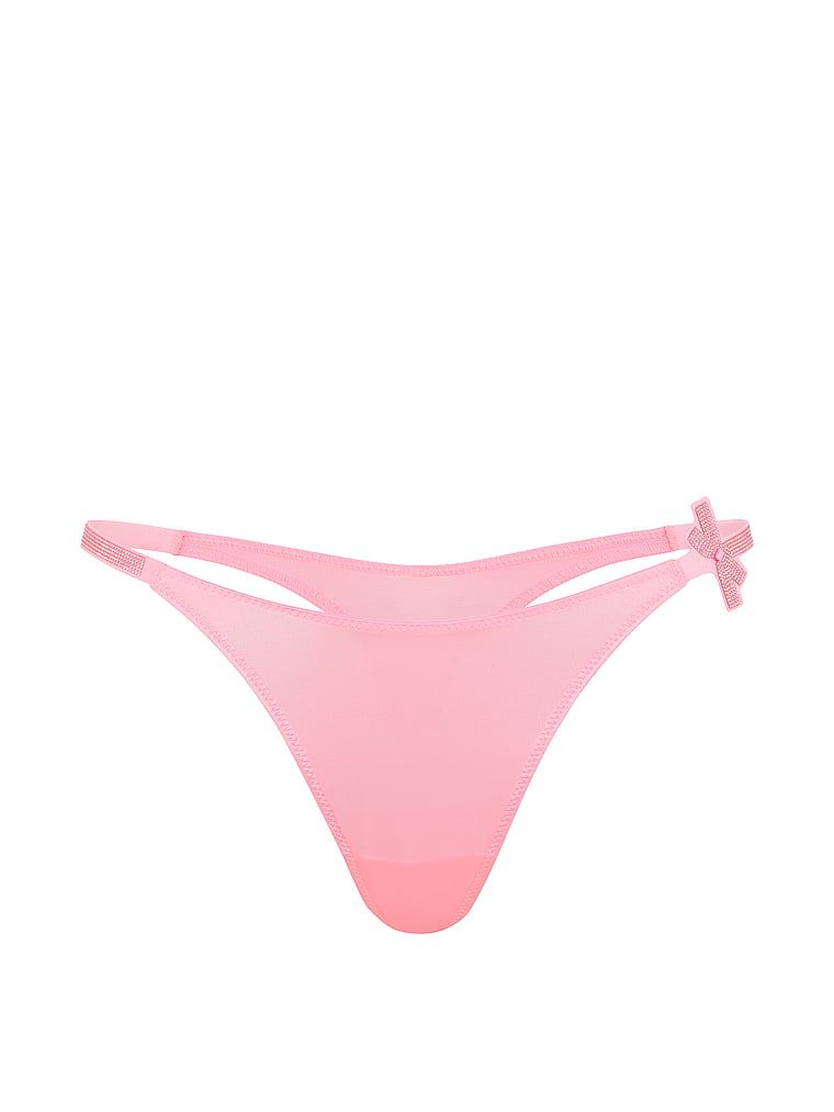 Stringi Shine Bow. Produkt ma kolor różowy i pochodzi z kolekcji Very Sexy. 