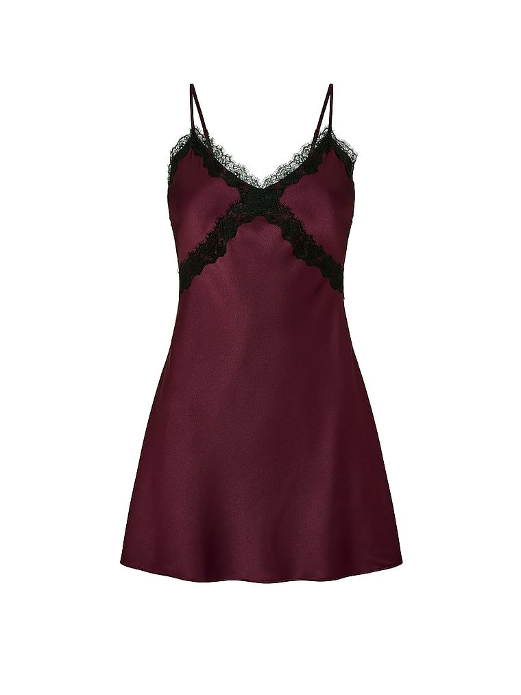 Very Sexy Koszulka nocna satynowa Satin and Rose Slip