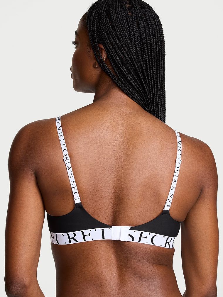 Biustonosz lekko usztywniany CoolBra Demi. Produkt ma kolor czarny i pochodzi z kolekcji T-shirt. 