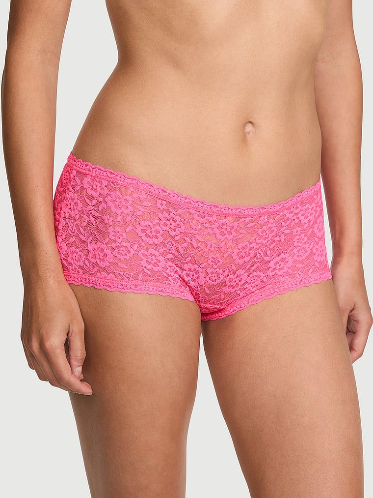 Lacie Majtki koronkowe szorty z niskim stanem Boyshort