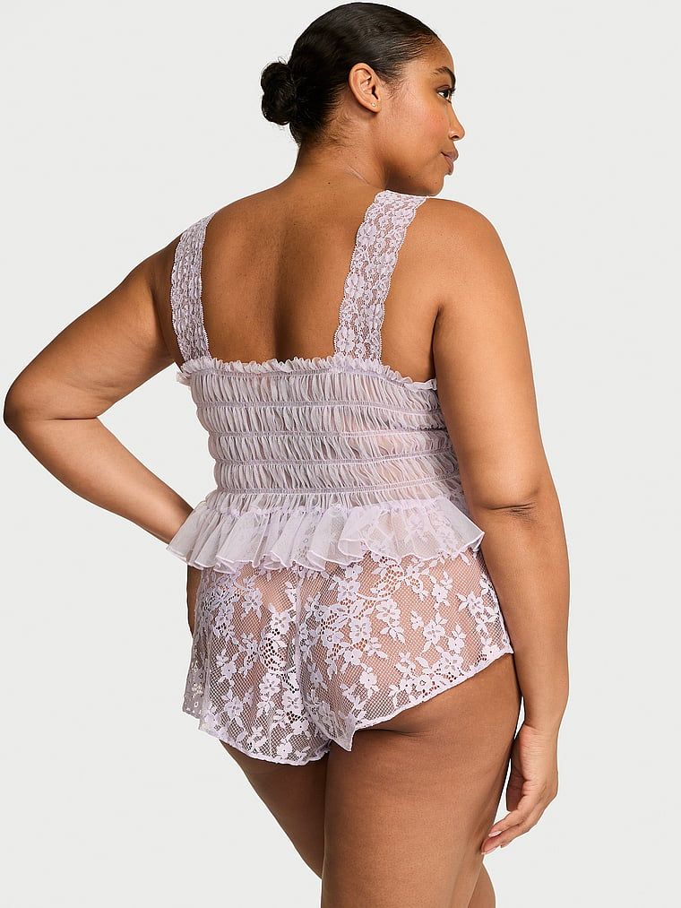 Victoria's Secret Zestaw koronkowy - top i szorty Dare to Dream