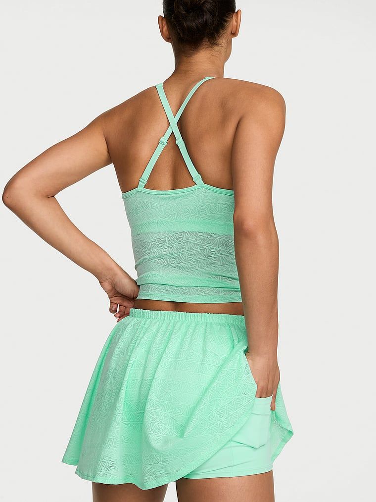 Spódniczka sportowa z szortami VSX Elevate Logo Lace. Produkt ma kolor zielony i pochodzi z kolekcji VSX. 