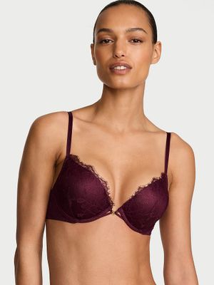 Very Sexy Biustonosz push-up powiększający o 2 rozmiary Bombshell Rose Lace