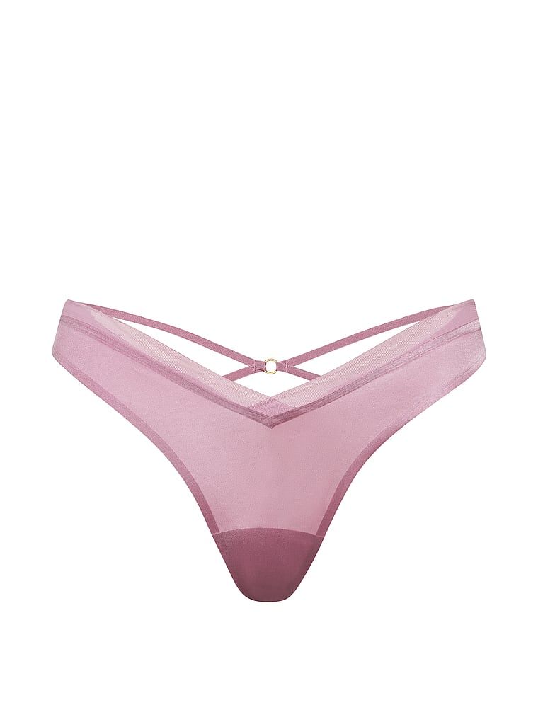 Stringi z paseczkami z tyłu Sheer Reveal. Produkt ma kolor różowy i pochodzi z kolekcji Very Sexy. 