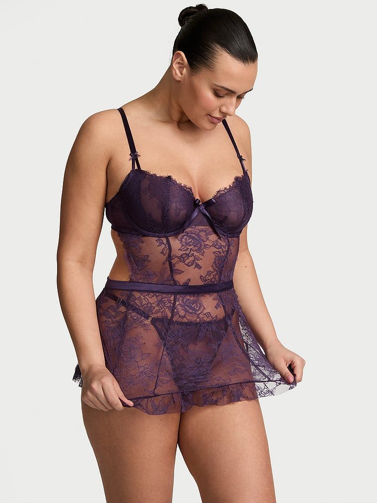 Very Sexy Fartuszek i stringi Wicked Rose Lace