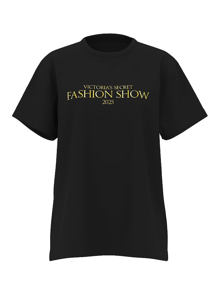 T-shirt bawełniany oversize VSFS 2025. Produkt ma kolor czarny i pochodzi z kolekcji Angel Essentials. 