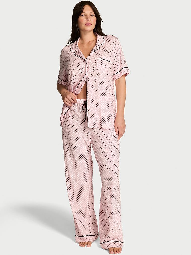 Victoria's Secret Piżama z modalu z krótkimi rękawami i długimi spodniami SoSoft