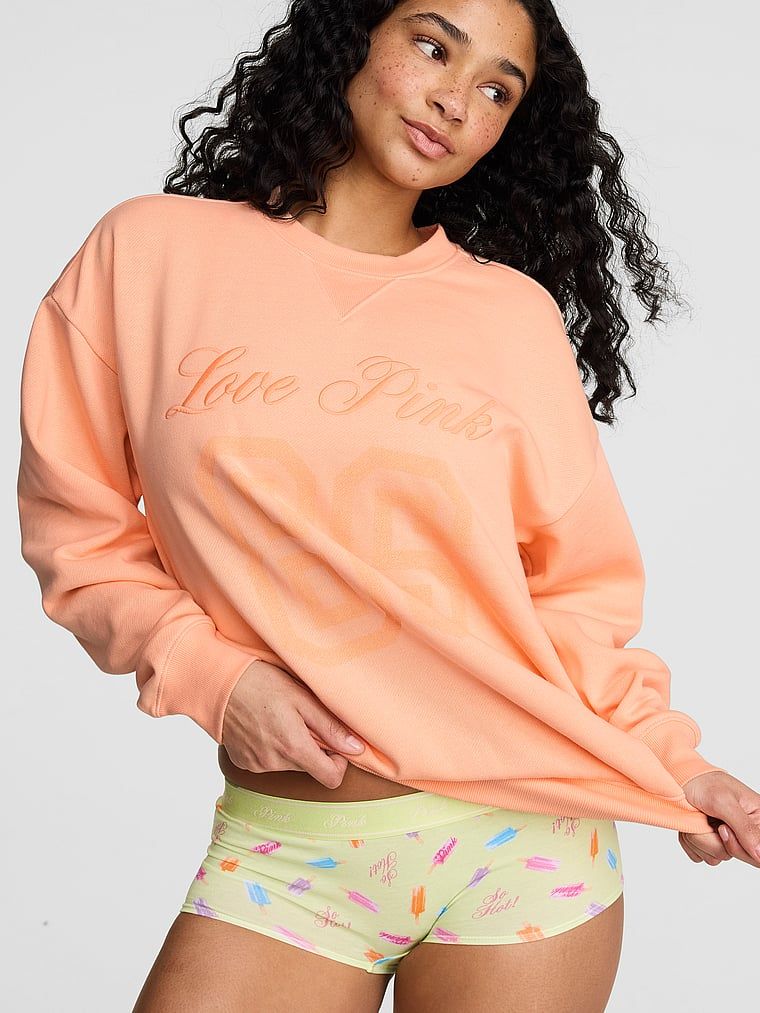Bluza oversize z okrągłym dekoltem Campus Fleece