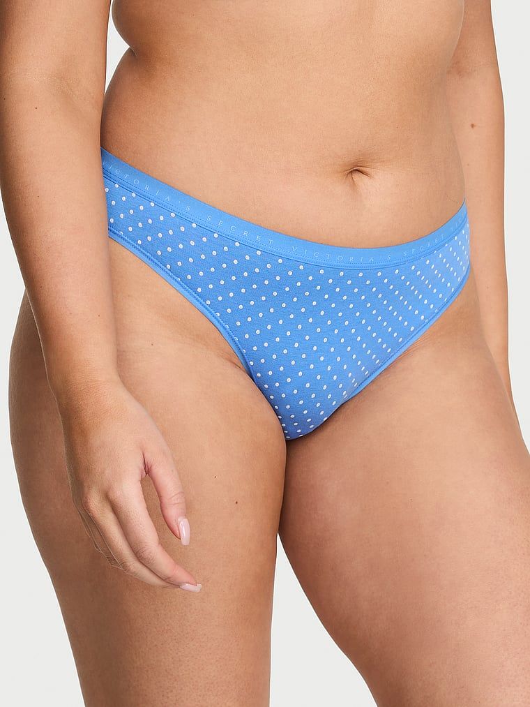 Majtki bawełniane Bikini. Produkt jest wzorzysty i pochodzi z kolekcji Victoria's Secret. 