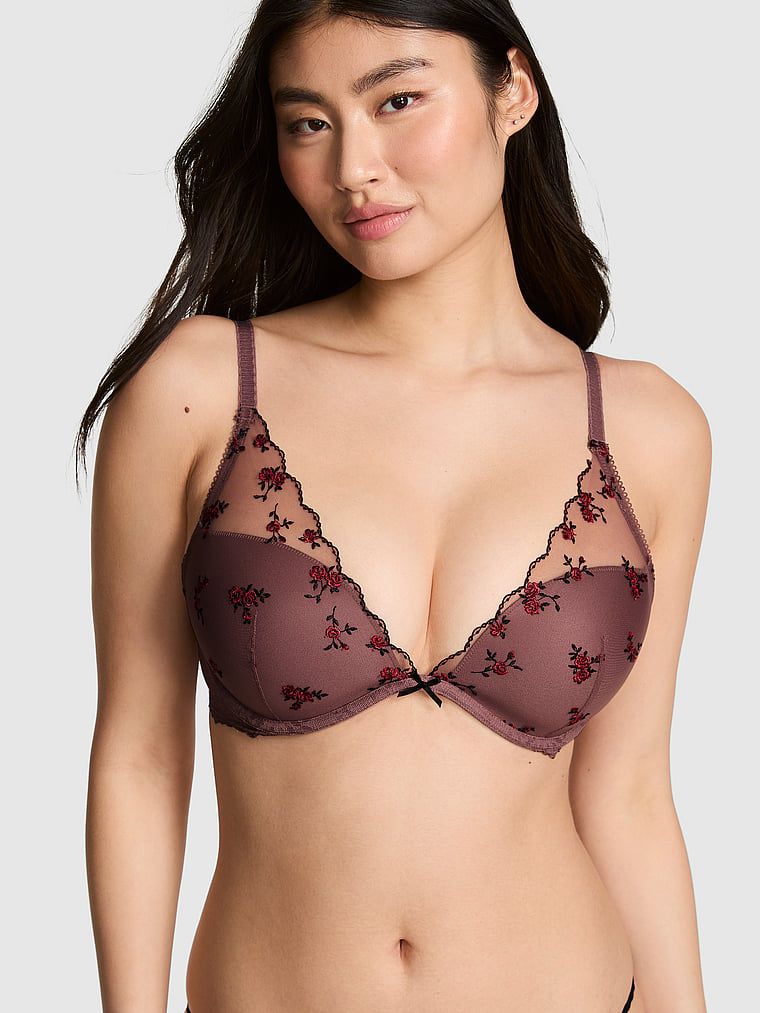 PINK Biustonosz plunge PINK Wink z lekkim usztywnieniem