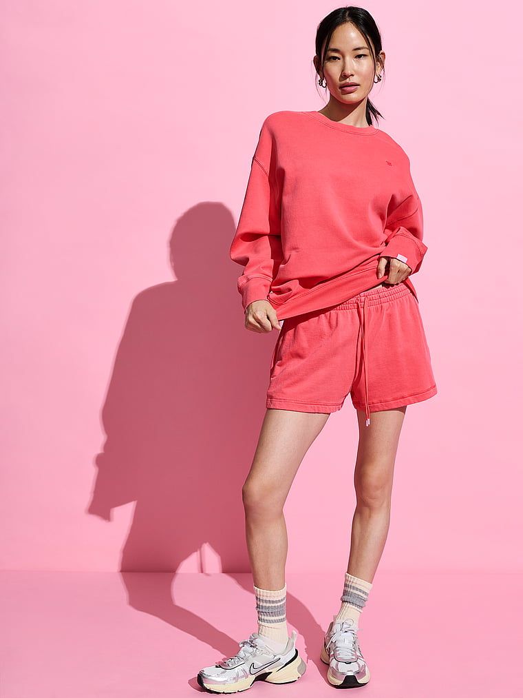 Bluza bawełniana Effortless Fleece. Produkt ma kolor różowy i pochodzi z kolekcji Angel Essentials. 