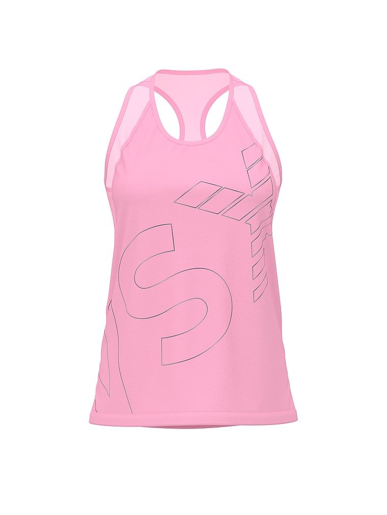 Top sportowy bawełniany VSX Pima Racerback. Produkt ma kolor różowy i pochodzi z kolekcji VSX. 