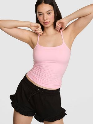 Top na ramiączkach PINK Base Stretch