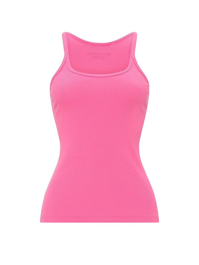 Top bawełniany do spania Mix & Match. Produkt ma kolor różowy i pochodzi z kolekcji Victoria's Secret. 