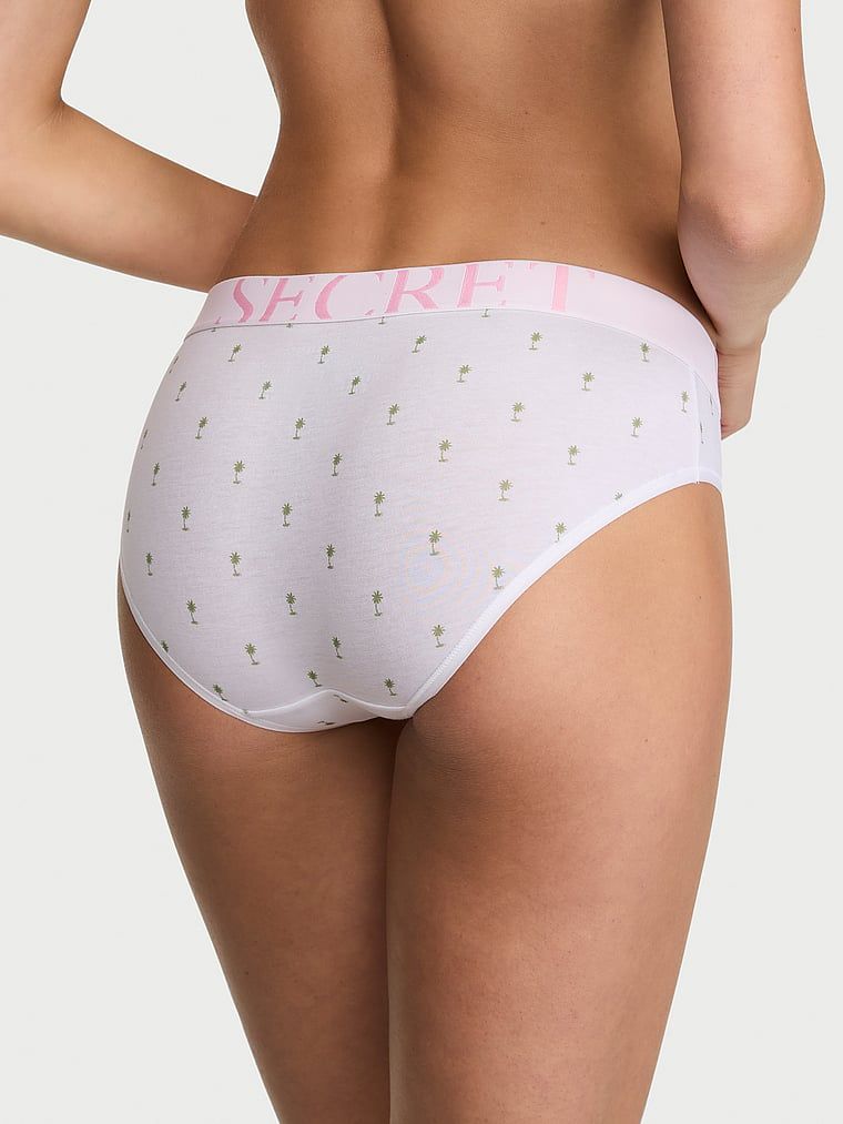 Majtki bawełniane Exploded Logo Hiphugger. Produkt jest wzorzysty i pochodzi z kolekcji Cotton. 