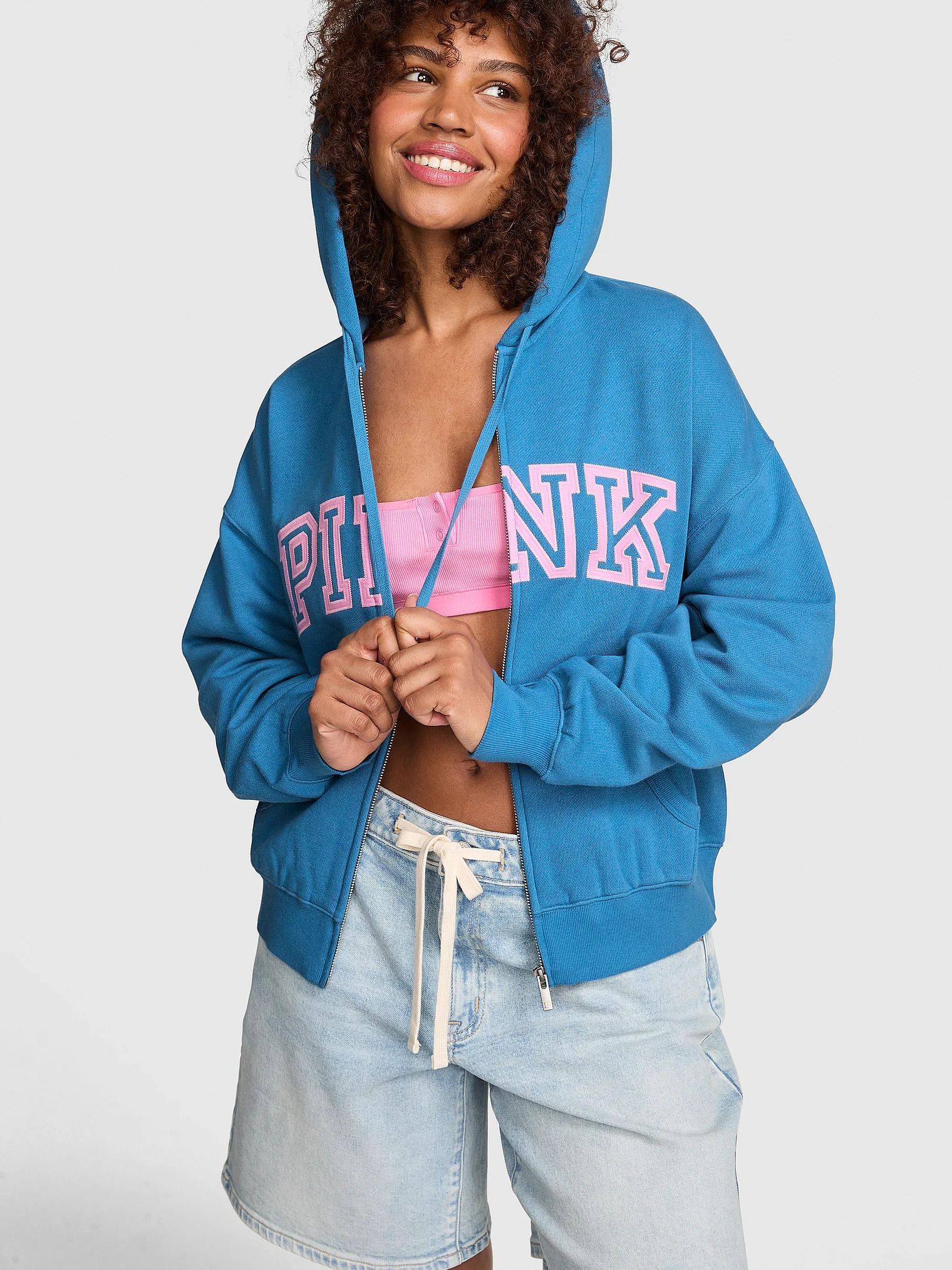 Rozpinana bluza z kapturem Campus Fleece