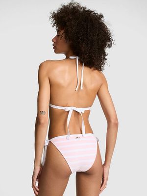 PINK Dół bikini cheeky z niskim stanem wiązany po bokach