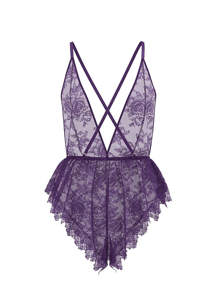Victoria's Secret Kombinezon koronkowy Rose Lace