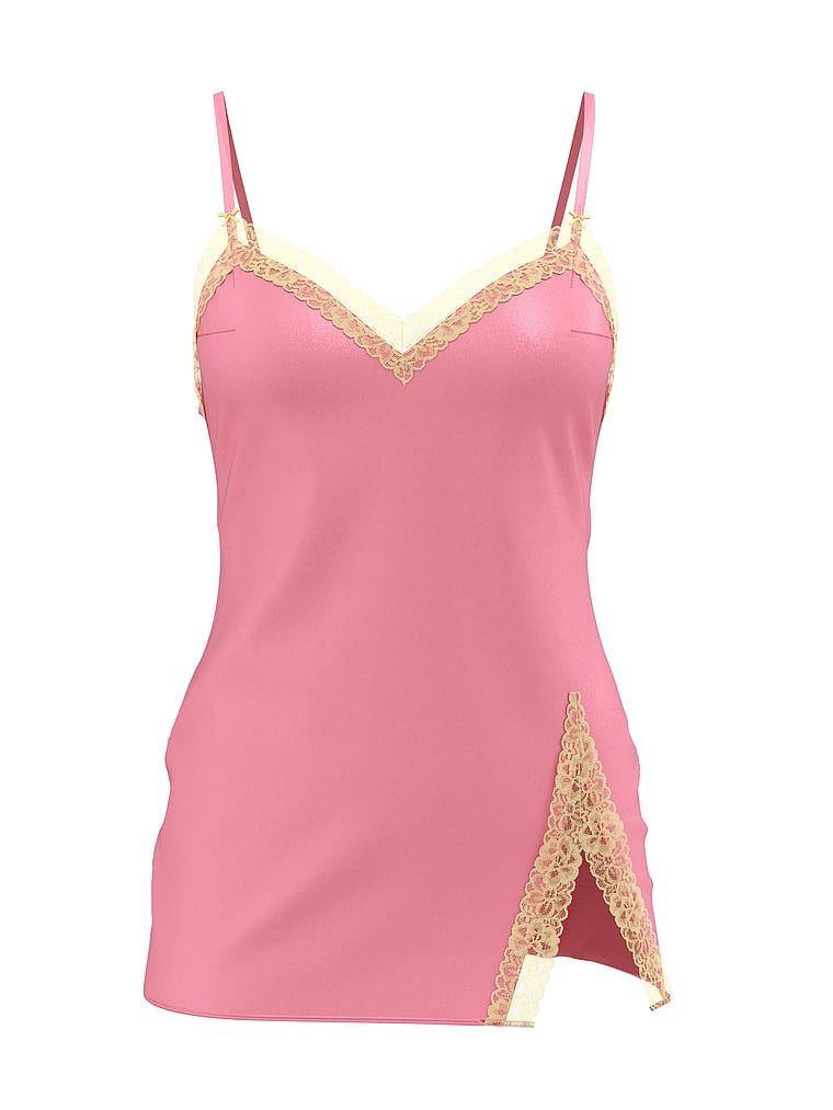 Victoria's Secret Koszulka nocna z koronką Tease Slip