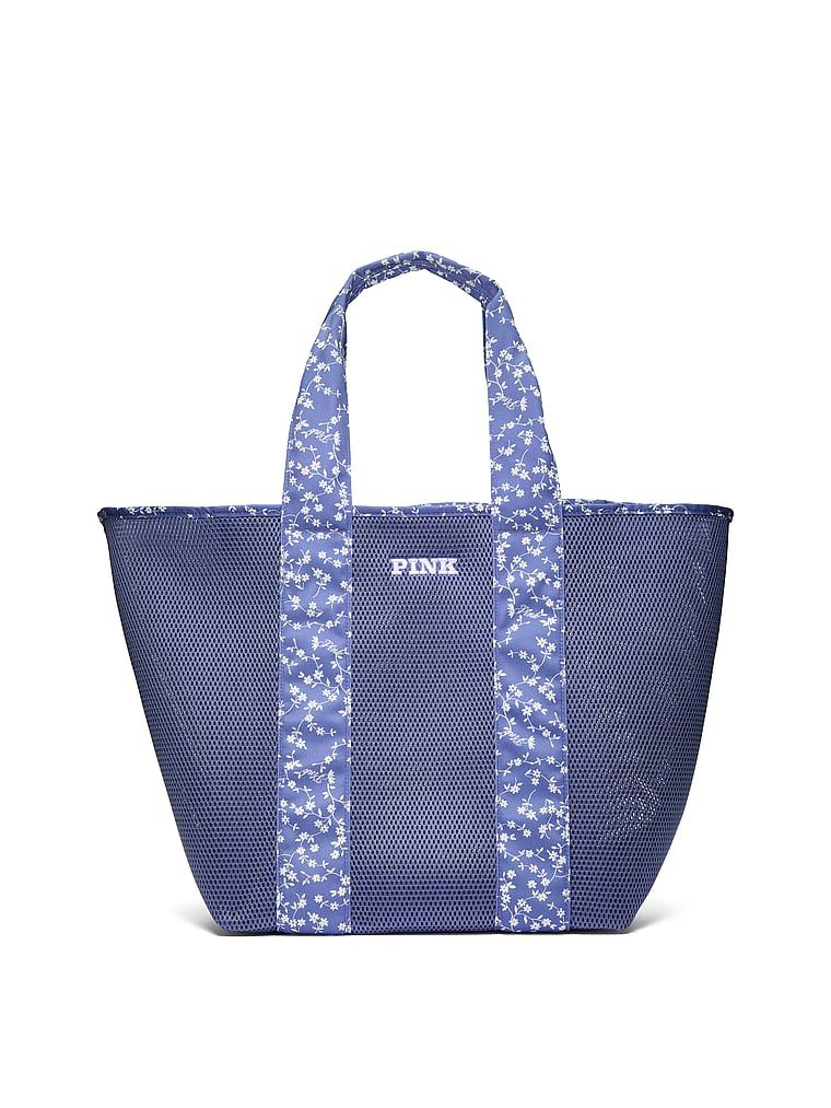 Torba Tote. Produkt ma kolor niebieski i pochodzi z kolekcji PINK. 
