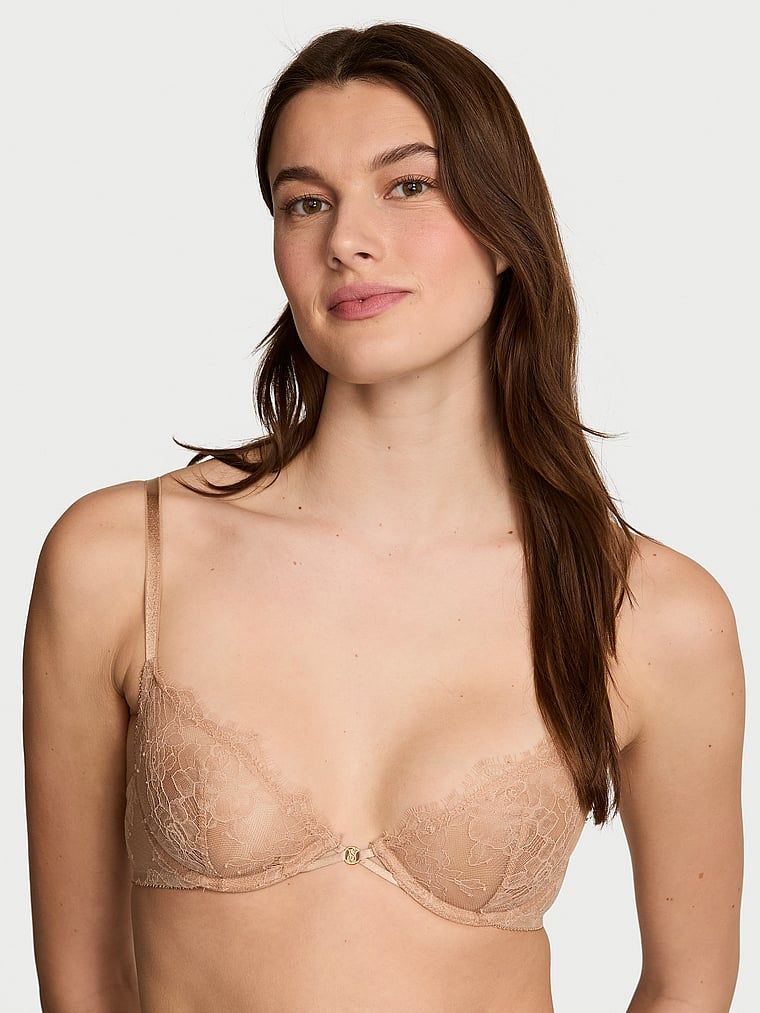 Very Sexy Biustonosz nieusztywniany koronkowy Rose Lace Demi