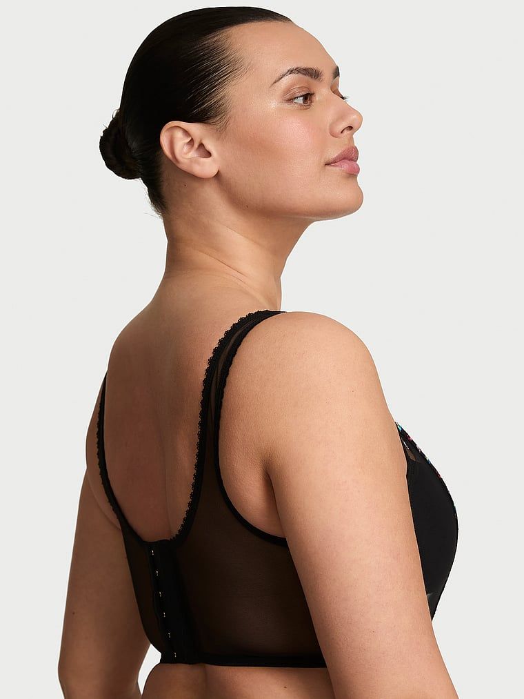 Very Sexy Top gorsetowy Dark Blossom