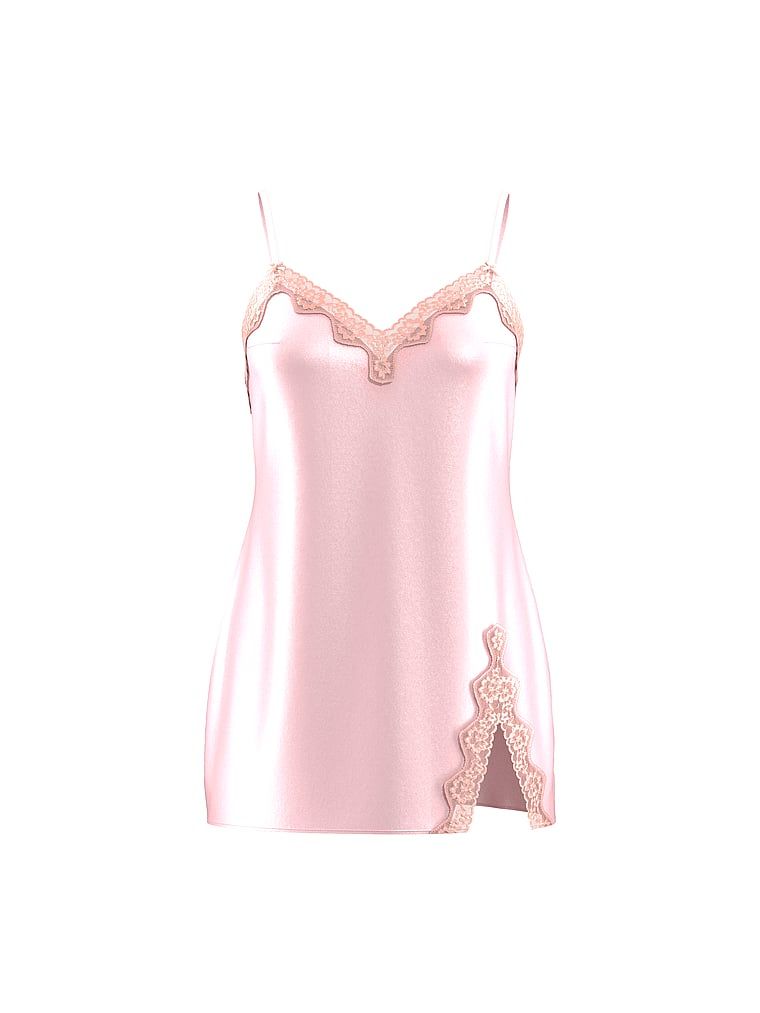 Victoria's Secret Koszulka nocna z koronką Tease Slip