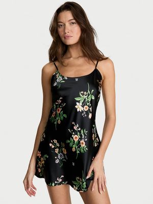 Victoria's Secret Koszulka nocna satynowa Heritage Slip