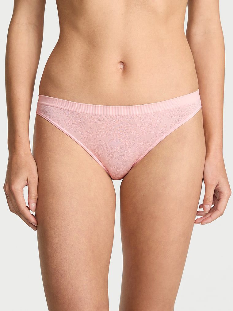 Majtki bezszwowe Seamless Bikini. Produkt ma wzór kwiatowy i pochodzi z kolekcji Seamless. 