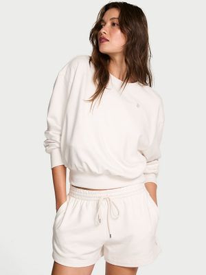 Angel Essentials Bluza bawełniana o krótkim kroju Obsessed Terry