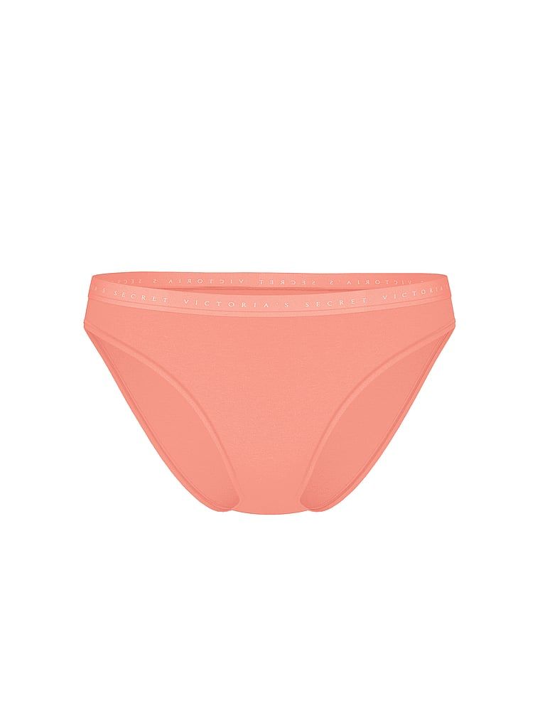 Majtki bawełniane Bikini. Produkt ma kolor brązowy i pochodzi z kolekcji Victoria's Secret. 