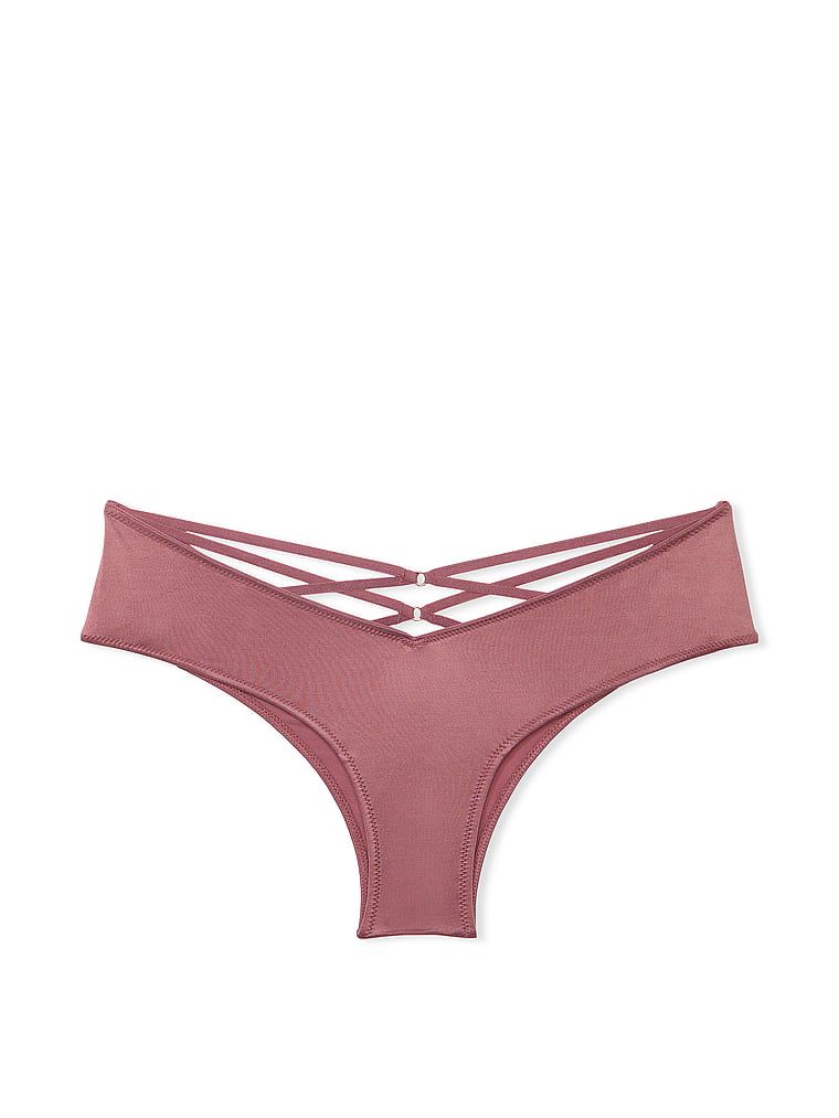 Very Sexy Majtki z paseczkami z tyłu i wysoko wyciętymi nogawkami Strappy-Back Cheeky